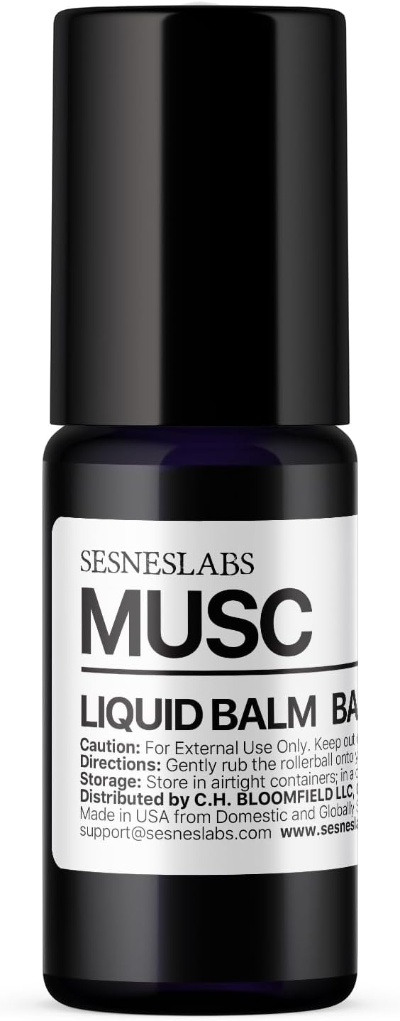 Musc Roll-On, Perfume, Alcohol Free, Olfactive Marker, Niche Scent, Unisex Perfume for Women and Men 10ml/.33 fl OZ