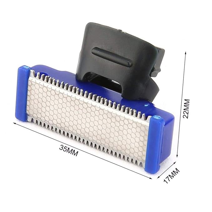 Replacement Heads for Old Version of Microtouch Solo Mens Shaver Electric Micro Trimmer (Pack of 6)