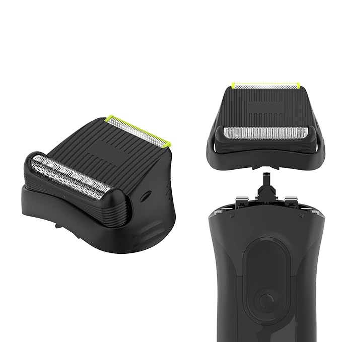2-in-1 Replacement Head for Braun Series 3 32B/32S, Compatible with 300S, 301S, 310S, 320S, 330S, 340S, 360S, 3000S to Trim Thick & Thin Hair