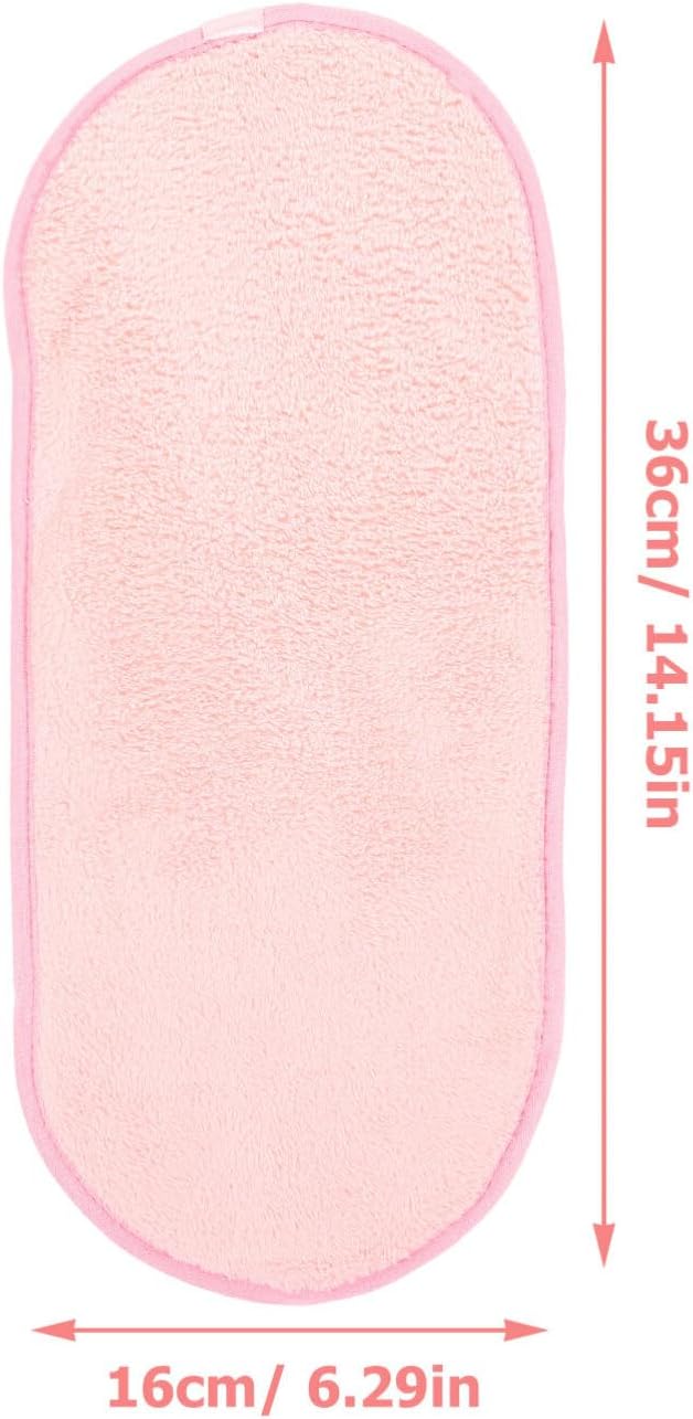 Skin-Friendly Facial Cleansing Towels 5pcs Reusable Makeup Removal Cloths for Men Women