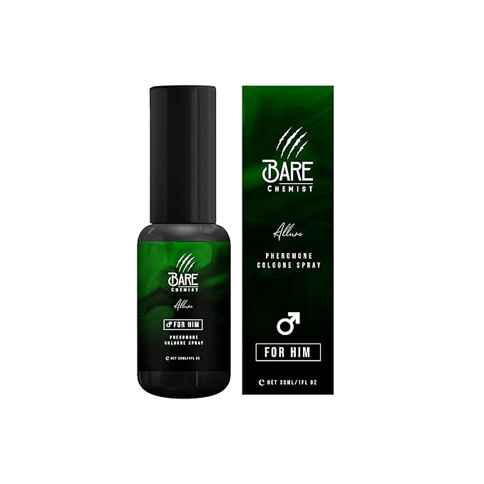 Allure Pheromone Cologne Perfume for Men [Long Lasting Spray] - Pheromones Perfumes Cologne for Him - Concentrated Perfume 1oz
