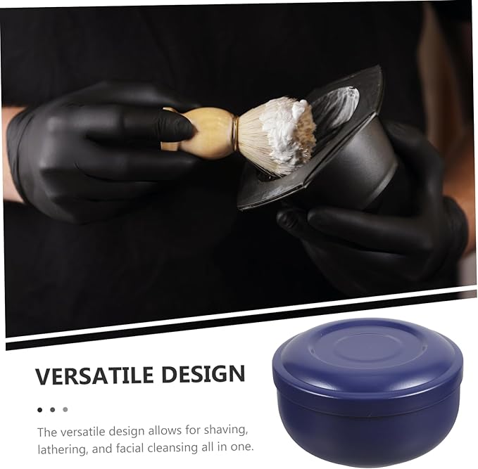 Men's Shaving Bowl Shaving Soap Bowl Shaver Bowl Reusable and Easy to Clean for Grooming Routine