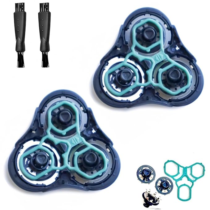 RQ11 Replacement Heads Compatible with Philips Norelco Sensotouch Replacement Blades Compatible with Qq11 Sensotouch 2D Electric Shaver 1100 Series,1150x, 1160x, 1170x 1180x,(2 Head)