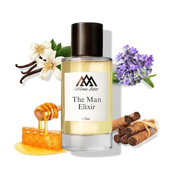 Monac The Man Elixir Inspired by Le Male Elixir, Eau De Parfum, 1.7oz/50ml, Male, Long Lasting Fragrance, Luxury Made Affordable