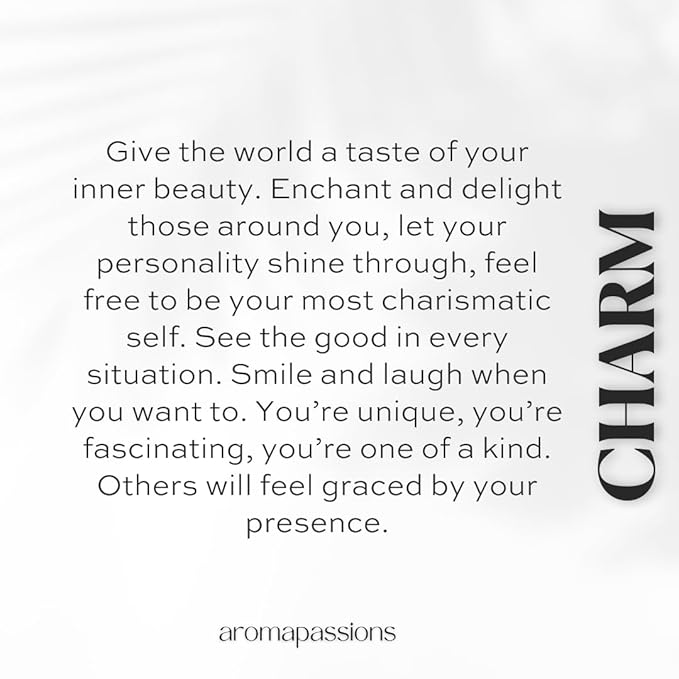 CHARM | Inspired by Parfums De MRLY LAYTON | Pheromone Perfume for Men and Women | Extrait De Parfum | Long Lasting Dupe Clone Perfume Cologne | Essential Oil Fragrance | (50 ml / 1.7 Fl Oz)