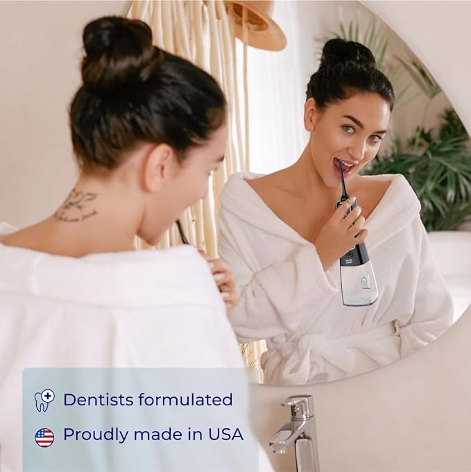 Concentrated Irrigant and mouthwash Dry Mouth | Add to Water Flossers | Fruit Flavor | When dilluted 16.9 fl.oz = 186 fl.oz | Alcohol Free, Fluoride Free. Made in USA (Non-Medical) WATER DENT
