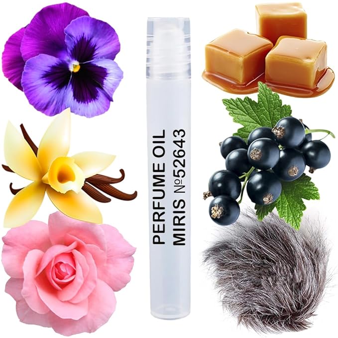 MIRIS No. 52643, Inspired by Rosa Galore, Long-Lasting Perfume Oil for Women Roll-On, Rollerball 0.34 Fl Oz / 10 ml