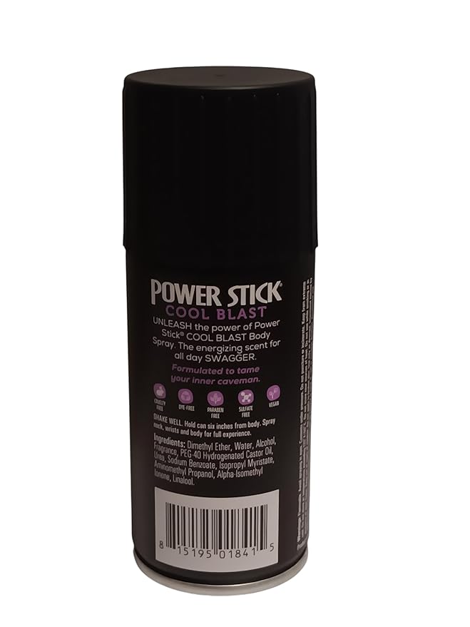 POWER STICK ALL-DAY FRESH BODY SPRAY COOL BLAST 3.5oz(pack of 2)
