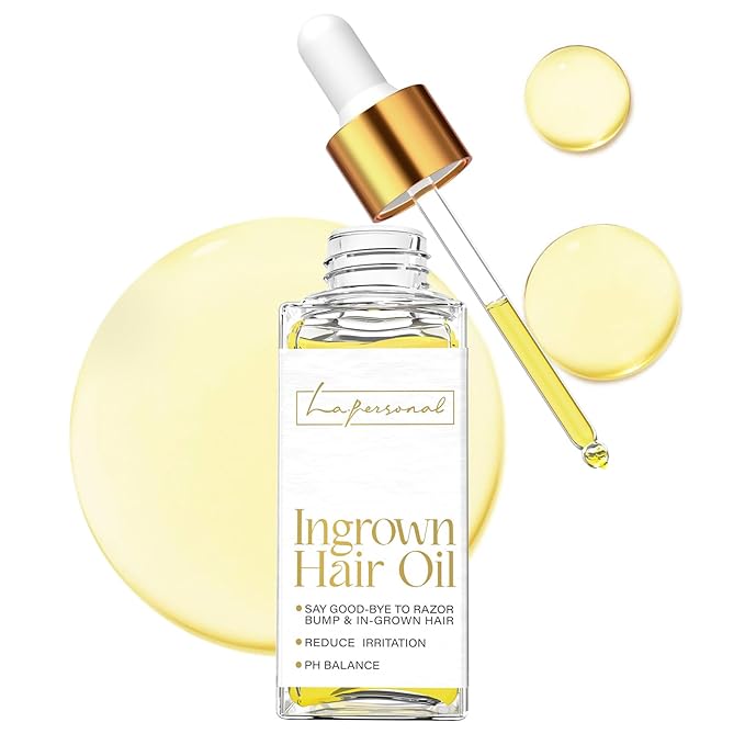 LA.PERSONAL Ingrown Hair Treatment, Razor Bump Treatment for Men and Women, Razor Bump and Burn Remover Ingrown Hair Oil for Bikini Area, Legs and Underarm Area After Shave 40 ML/1.4 FL OZ