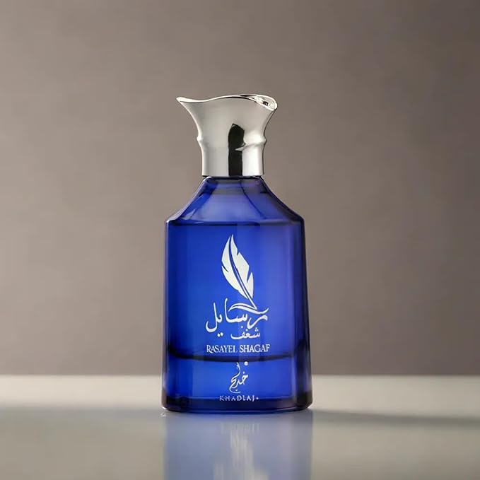 Khadlaj Rasayel Shagaf Eau De Parfum Spray for Men, 3.4 Ounce