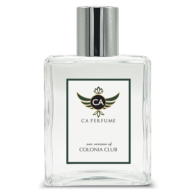 CA Perfume Impression of Colonia Club for Women and Men Eau De Parfum Woody Aromatic Scent Long Lasting Unisex Fragrance Signature Scent for Day and Night Wear 3.4 Fl Oz 100ml