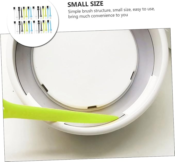 Healeved 36pcs Razor Cleaning Brush for Shampoo Wet Hair Detangling Non-Shedding Material