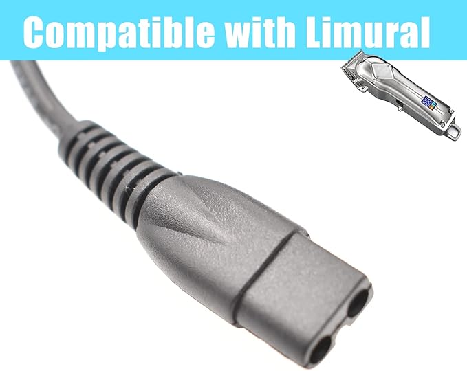Charger Compatible with Limural Hair Clippers for Men,Hair Clippers Charger Cord Replacement fits Limural Hair Clipper, Power Cord Supply Adapter