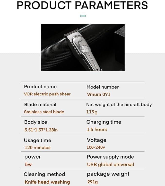 Men's Groin & Body Hair Trimmer – 4 Interchangeable Heads, USB-C Fast Charging, Wet/Dry Use, Precision Design for Sensitive Areas & Full Body Grooming