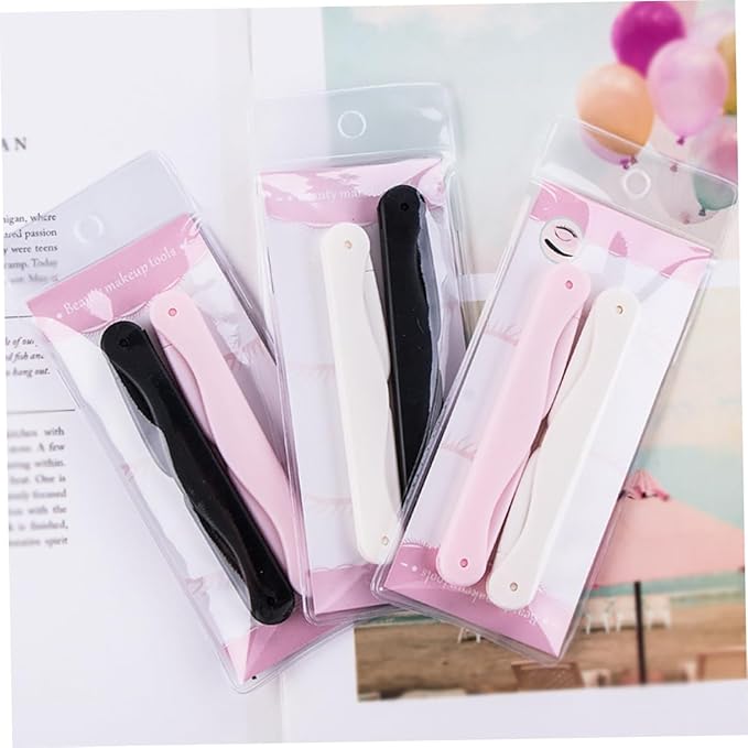 Beaupretty 18pcs Eyebrow Set Portable Double-sided Hair Trimmer Kit for Women Includes and White Black and for Precise Grooming and Safe Storage