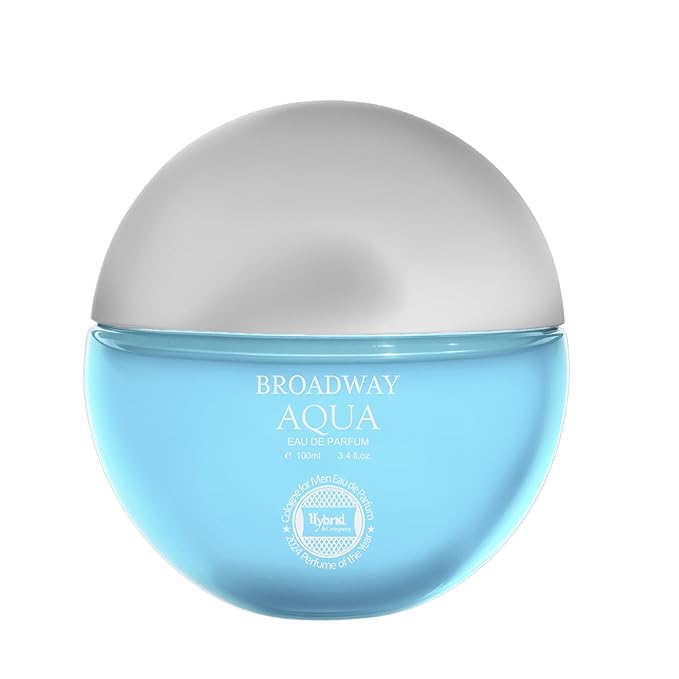 Hybrid & Company Broadway Aqua For Men Eau De Parfum Vaporisateur Natural Spray 3.4 Fl Oz