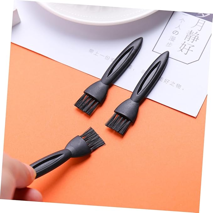 100pcs Razor Cleaning Brush Small Brush for Electric Shaver and Grooming Kit Nonslip Handle for Comfortable to Hold and Hard Reach Areas for Travel and Barber Use