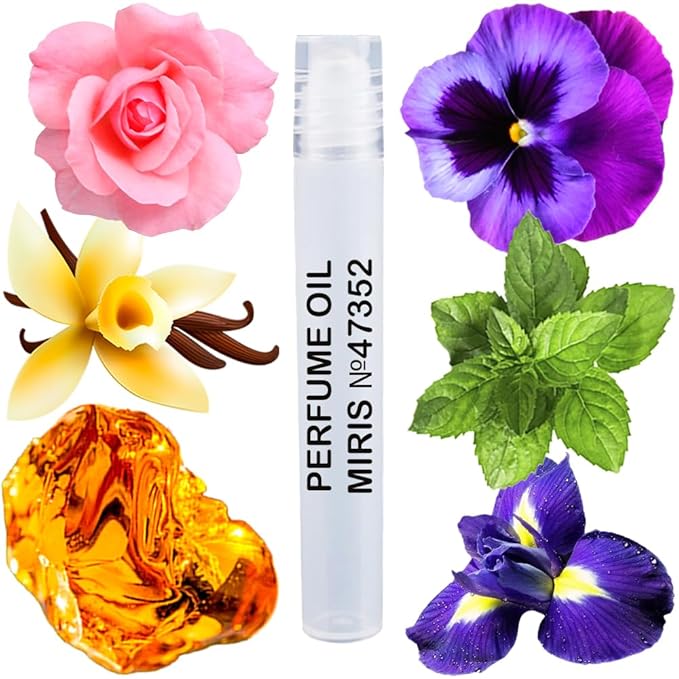 MIRIS No. 47352, Inspired by Noir, Long-Lasting Perfume Oil for Men Roll-On, Rollerball 0.34 Fl Oz / 10 ml