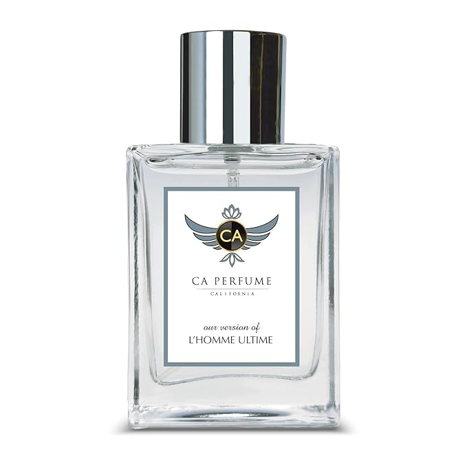CA Perfume Impression of L' Homme Ultime for Men Woody Floral Musk Fragrance Long Lasting Mens Cologne Eau De Parfum 1.7 Fl Oz 50ml