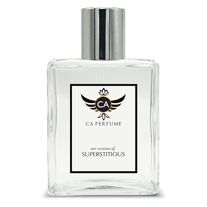 CA Perfume Impression of Superstitious For Women Floral Aldehyde Fragrance Long Lasting Womens Perfume Eau De Parfum 3.4 Fl Oz 100ml
