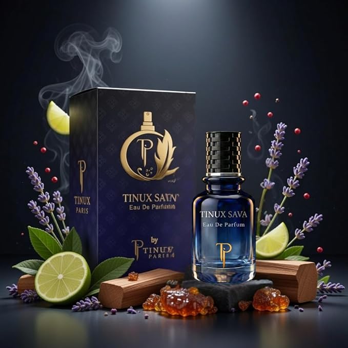 Tinux Sava Eau De Parfum 100ml – Bold Fresh Spicy Men’s Fragrance – Long Lasting Arabic Perfume – Inspired by Iconic Blue Designer Scent