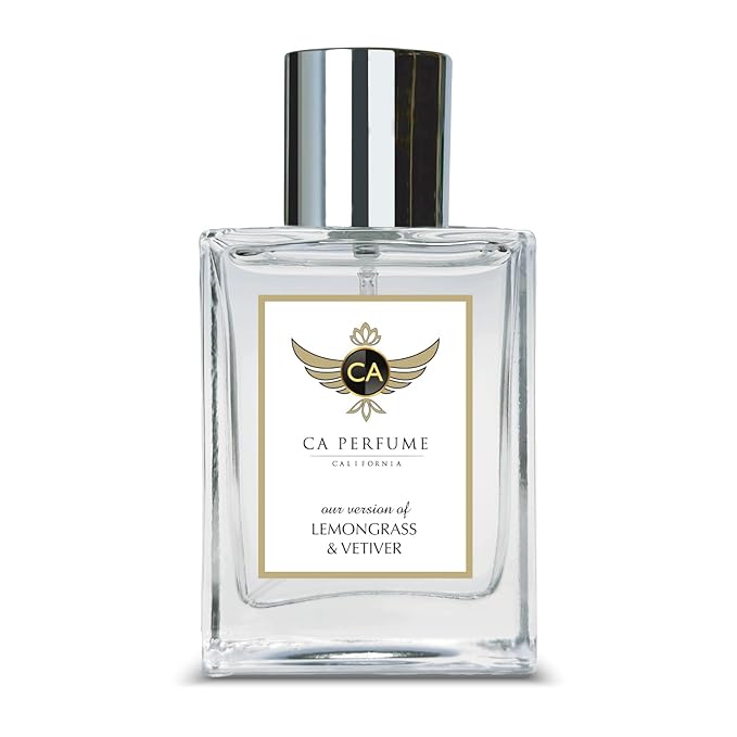 CA Perfume Impression of Lemongrass & Vetiver for Women and Men Long Lasting Unisex Fragrance Eau De Parfum 1.7 Fl Oz 50ml