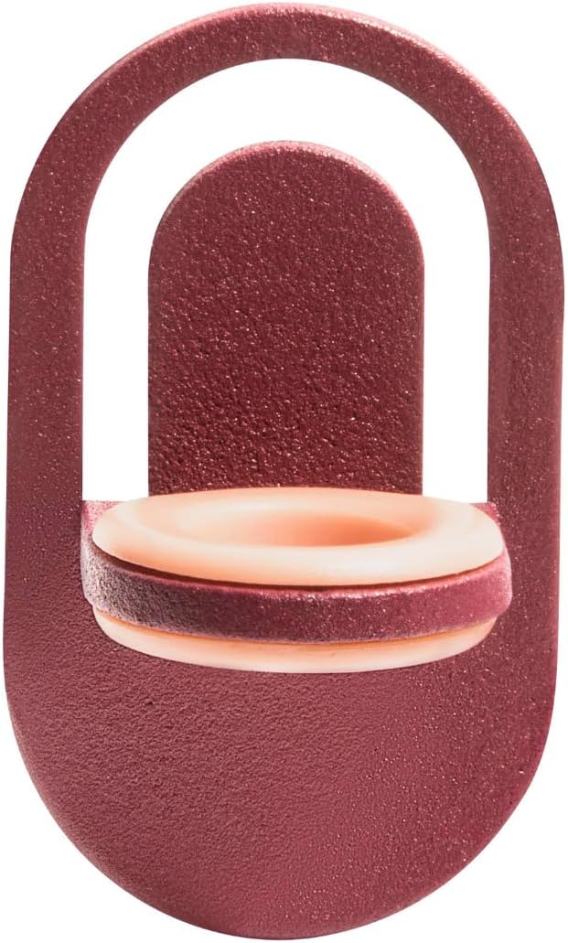 HANNI Hero Safety Razor Holder, Heavy Duty Storage Stand for Shaving Accessories, Bathroom or Shower Organizer for Men and Women, Burgundy Razor Storage