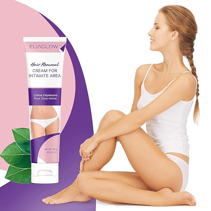Hair Removal Cream for Women and Men : Sensitive Depilatory Cream for Bikini, Private Areas, Pubic, Body, Legs, and Underarms - Gentle Formula for All Skin Type
