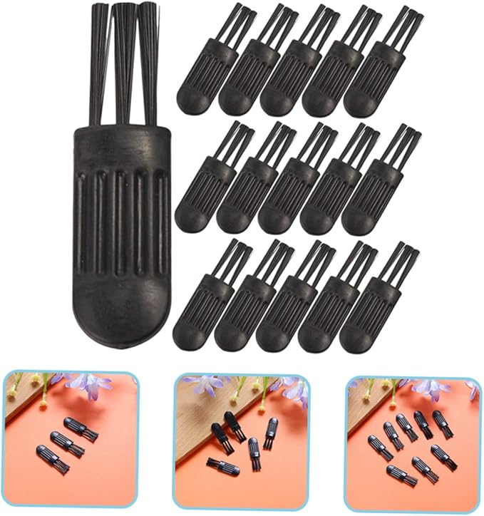100pcs Hair Trimmer Cleaning Brush Electric Shaver Cleaner for Nose Hair Trimmer Skin-Friendly Mini Brush for Beauty Salons Personal Use