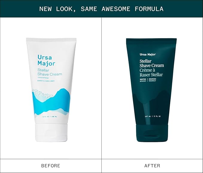 Ursa Major Natural Shave Cream | Non-irritating, Vegan and Cruelty-Free | Formulated for Men and Women | 5.3 ounces