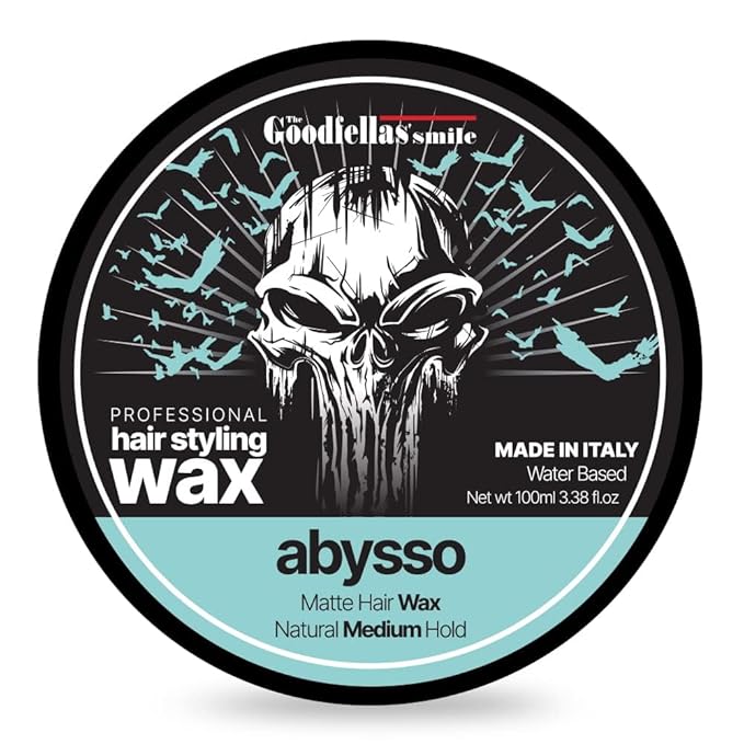 The Goodfellas' smile Hair Wax Pomade, Matte with Medium Hold Formula, 100ml, Made in Italy ((Abysso/Fresh Citrus, Floral & Oak)