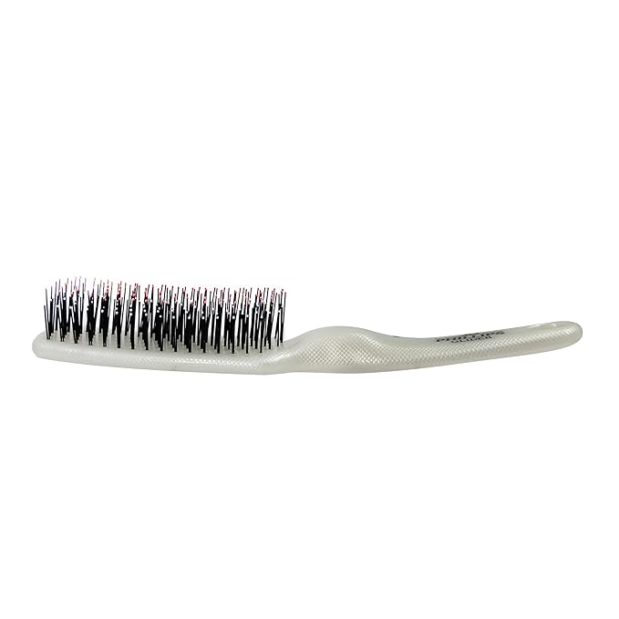 Phillips Brush Glider Detangler Brush, Gardenia – 2-Tier Nylon Tipped Bristles Infused with Moroccan & Keratin Oils which Keeps Hair Healthy & More Manageable