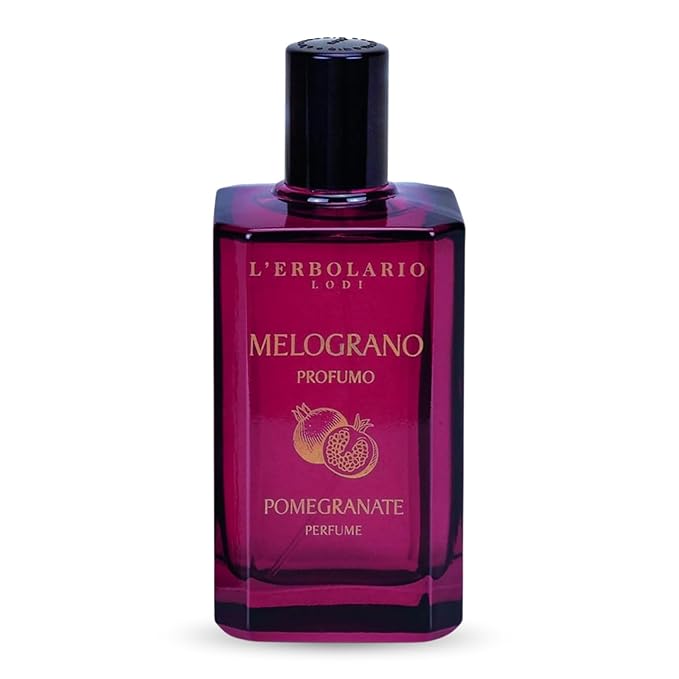 L'Erbolario Pomegranate Perfume - Perfume for Men and Women with Mandarin Orange, Lemon and Musk Notes - Fruity, Spicy Scented Mens Cologne - 3.3 oz