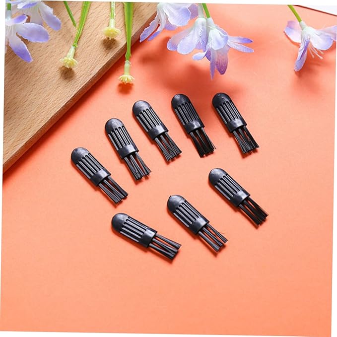 FRCOLOR 200pcs Mini Cleaning Brush for Electric Shavers and Trimmers Non-Shedding Bristles for Cleaning Ergonomic Grip Design for Convenient Use