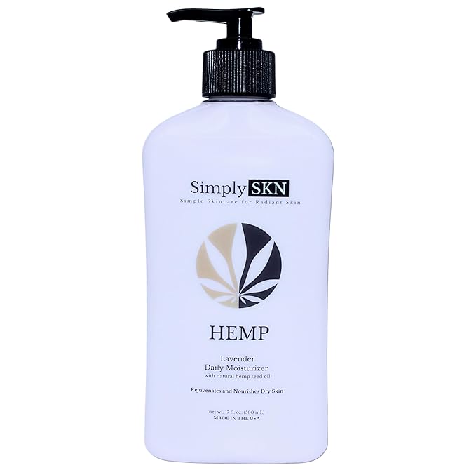 Lavender Hemp Daily Moisturizer - 17 fl. oz. - Made in USA