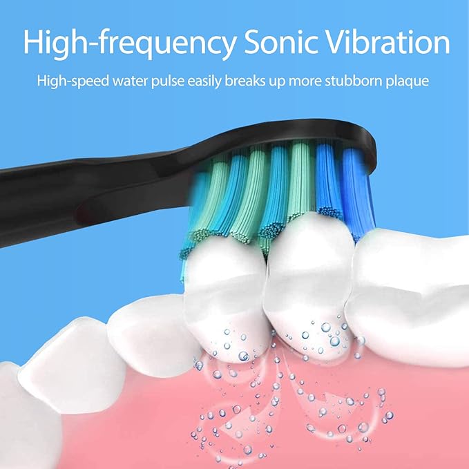 Toothbrush Heads for FairyWill, Replacement Brush Heads for Fairy Will, Electric Toothbrush Replacement Heads for Fairywill FW-507/508/551/515/917/959, FW-D1/D3/D7/D8