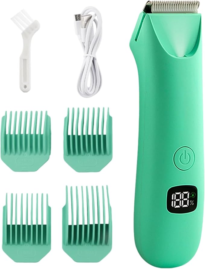 Body Trimmer for Men - Advanced Sensitive Skin Safe Blade, Professional Precision Shaving Machine, LED Battery Indicator, Ergonomic Handling Unit | for Manscaping Underarm Leg Hair Removal Device