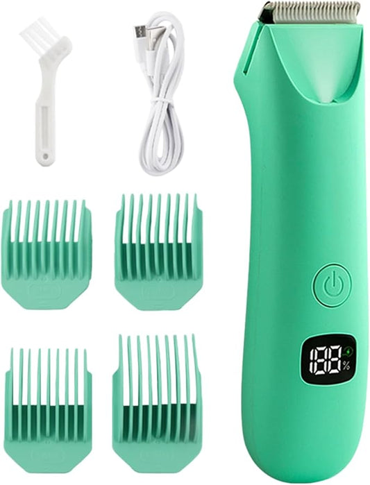 Body Trimmer for Men - Advanced Sensitive Skin Safe Blade, Professional Precision Shaving Machine, LED Battery Indicator, Ergonomic Handling Unit | for Manscaping Underarm Leg Hair Removal Device