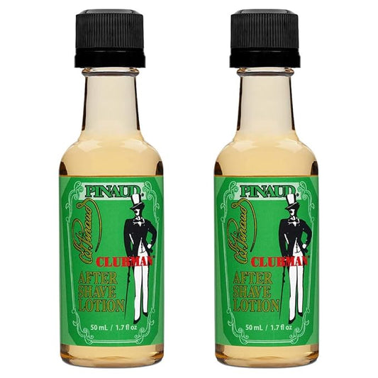 Clubman Pinaud After Shave Lotion, Soothes Skin After Shaving With Masculine Fragrance 1.7 fl. Oz x 2 packs