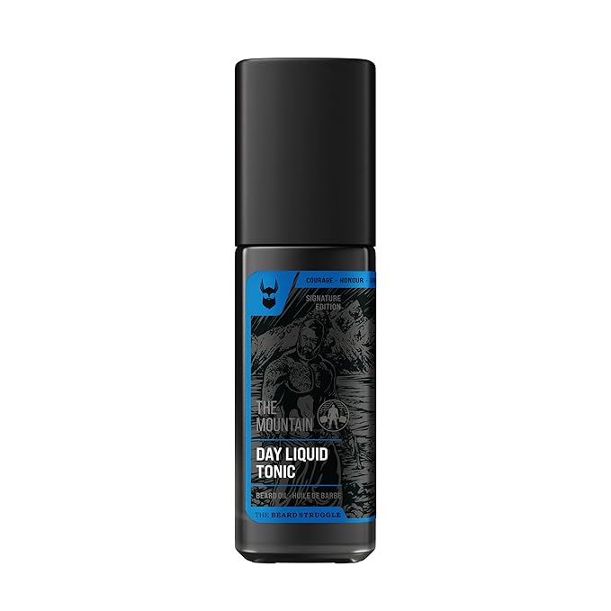 The Beard Struggle Mountain Day Beard Oil for Men – Lightweight Daily Hydration & Conditioning – Strength-Building Botanical Blend – Fast-Absorbing, Non-Greasy – 30 mL (1 fl oz)