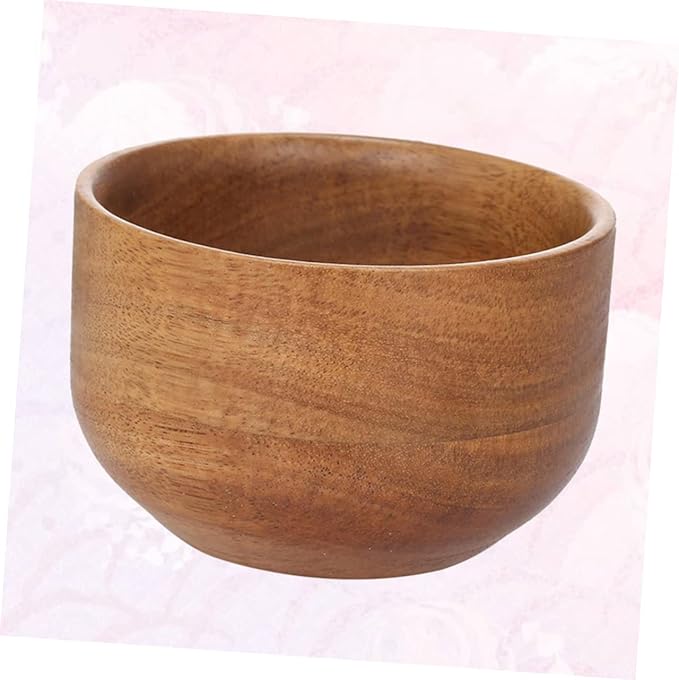 DOITOOL Men Shaving Bowl Wooden Shaving Soap Bowl Shave Soap Dish Stylish and Practical