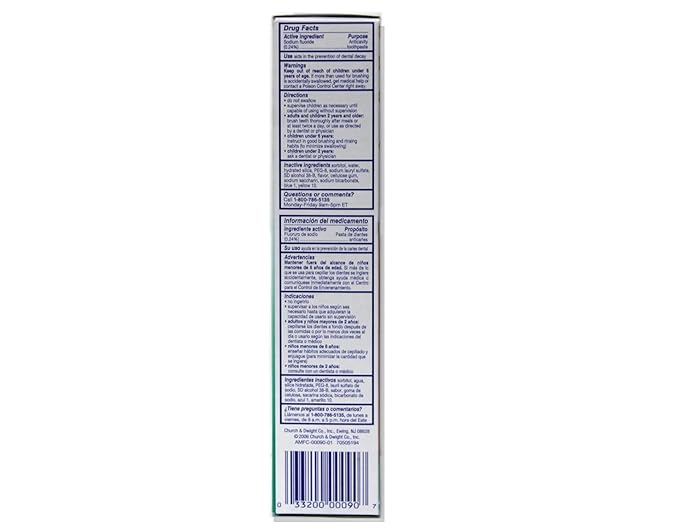 Aim Toothpaste 6 oz Tube (pack of 6) Fresh Mint gel