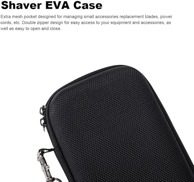 Protective Hard Case for Electric Trimmer and Shaver & Hybrid Trimmers - Ideal for Travel & Home Storage (Fits QP2520 QP2530 QP2620 QP2630) - Case Only