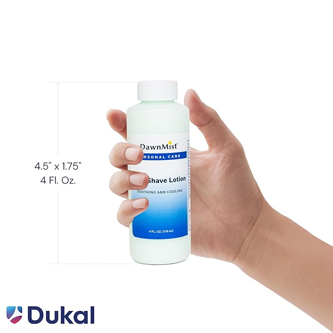 DawnMist Dukal After Shave Lotion by Dukal – Soothing & Cooling Formula, 4 oz Bottle – Refreshing Post-Shave Skin Care for Men (1 Pack)
