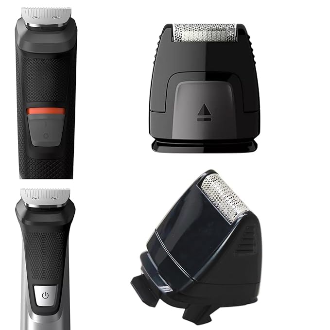 Replacement Trimmer Head Mini Foil Blade Cutter Compatible with Philips Norelco Shaver Multigroom Model MG7750,MG7770,MG7790,MG7791,MG3750,MG5750,BT5511 Shaver Attachment Replacement Part