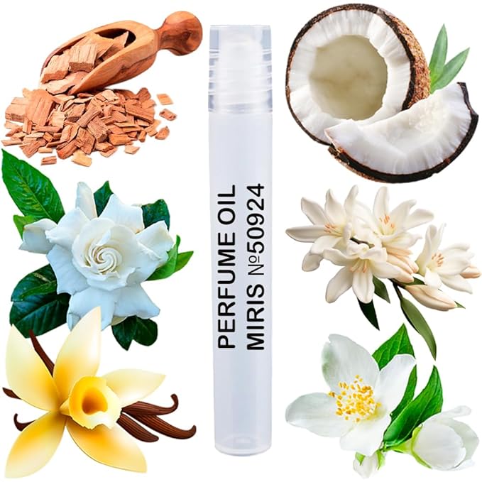 MIRIS No. 50924, Inspired by Utopia Vanilla Coco 21, Long-Lasting Perfume Oil for Women Roll-On, Rollerball 0.34 Fl Oz / 10 ml