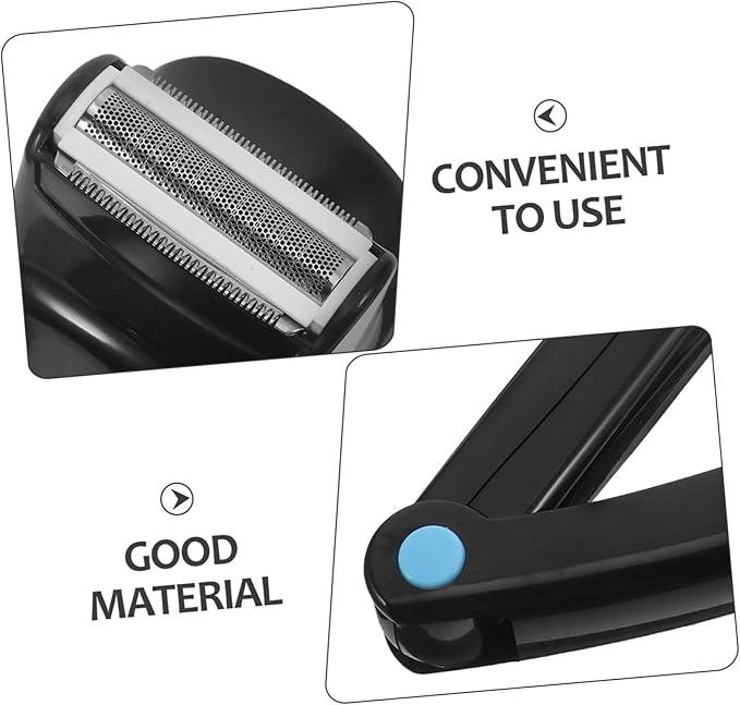 Healeved Electric Back Shaver for Men Battery Operated Body Hair Remover Portable DIY Grooming Razor for Smooth Hair-Free Back