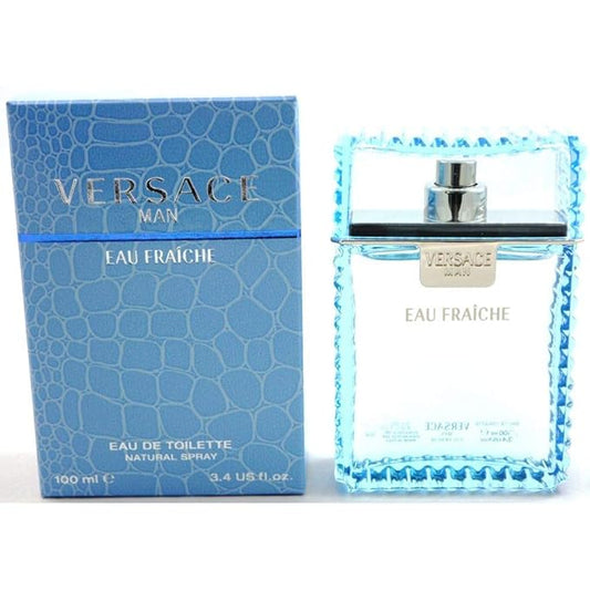 Versace Man Eau Fraiche Eau De Toilette Spray for Men by Gianni Versace - 3.4 oz / 100 ml