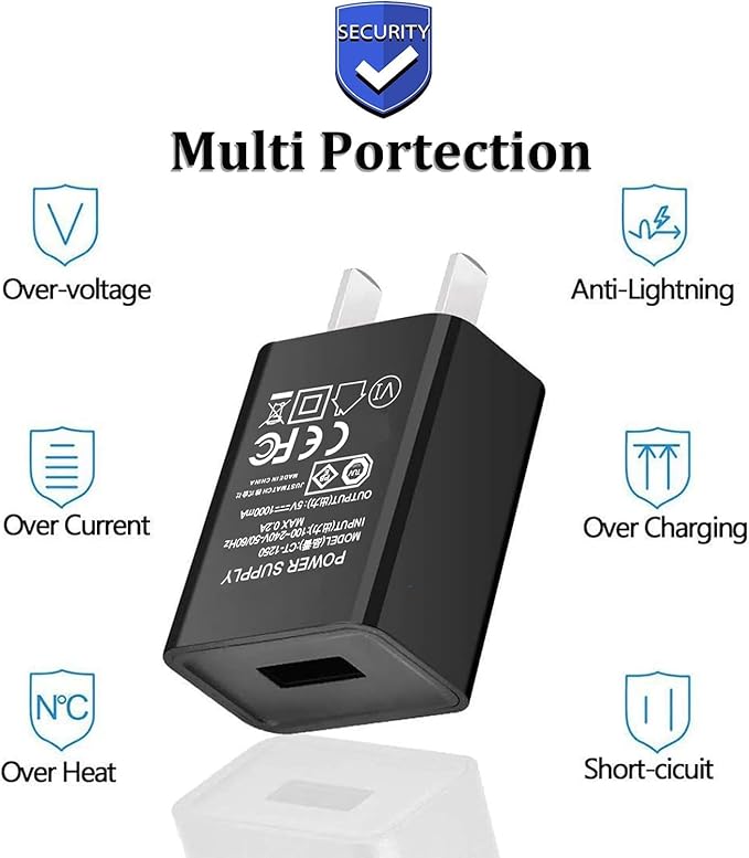 5V Trimmer Charger compatible with Hatteker RFC-588 RFC-598 RFC-690 RFC-692 RFC-696 RSCX-9598 RSCX-7568 Cordless Hair Trimmer Pro Hair Clippers Beard Trimmer & Electric Shaver Razor.