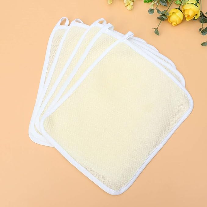 Healifty 10pcs Exfoliating Bath Cloths for Scrub Towels for Daily Use Quick-Drying and Non-Smelly for Smooth Skin Care and Exfoliation